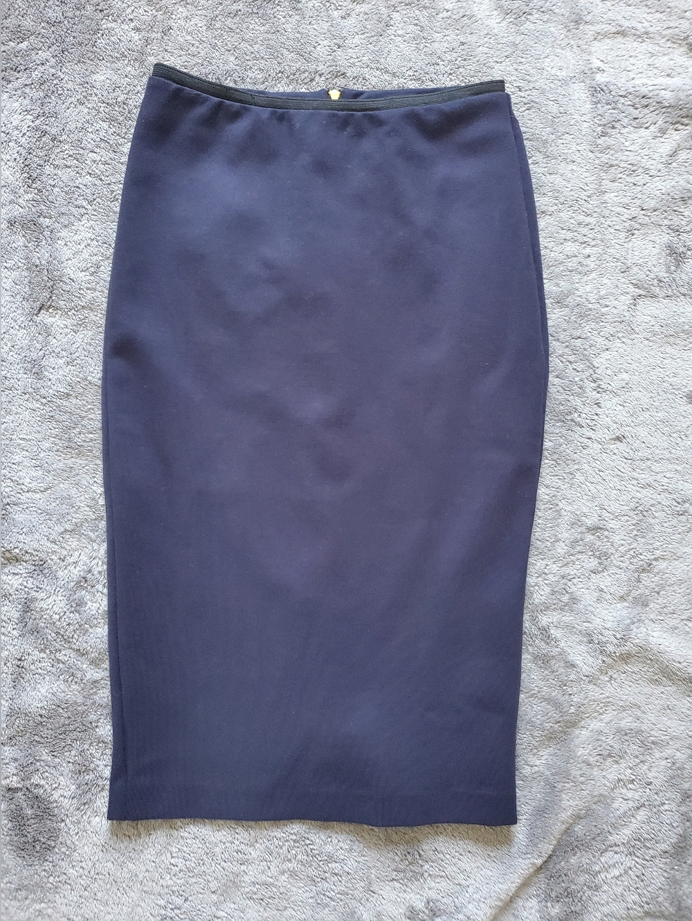 Boden Classic Navy Professional Pencil Skirt with Elastic Waist Size 2